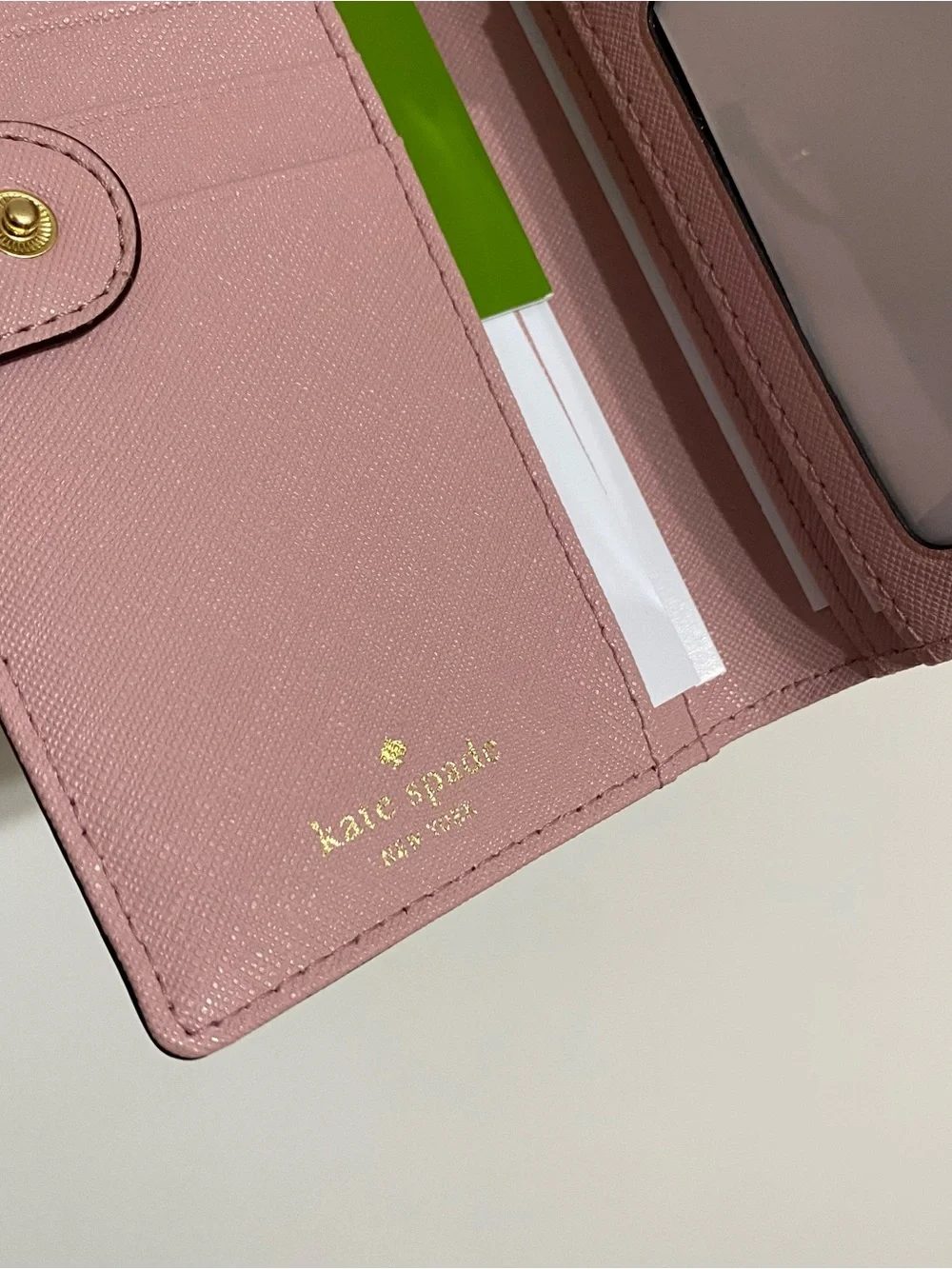 NWT! Kate Spade Cameron St Stacy Wallet Pink Bonnet